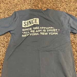 Blue Short Sleeve Tees Casual Style